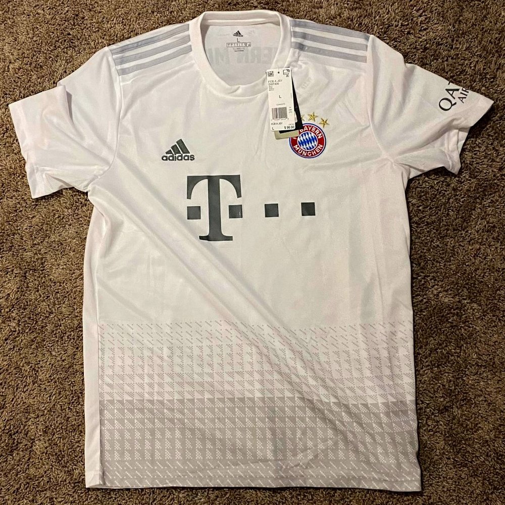 Official Adidas FC Bayern Munich Away Jersey Size